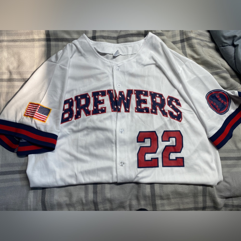 Yelich Jersey 22 Milwaukee Brewers MLB